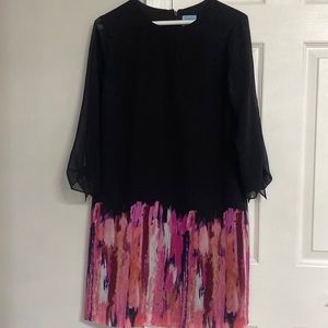 Black dress with ombré